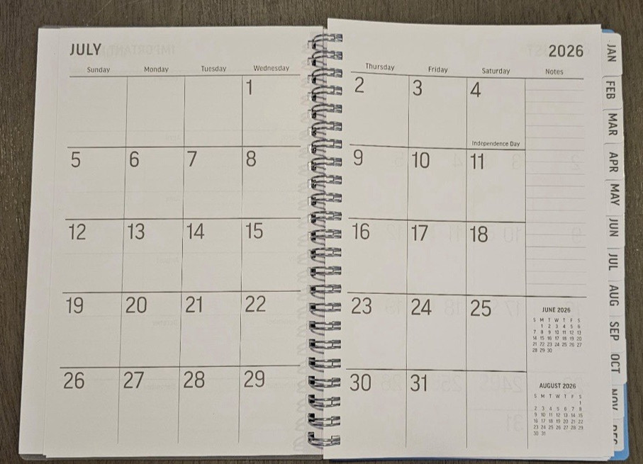 2027 Blue Sky Lindley Calendar Year W&M Planner (5″ x 8″) Large Print