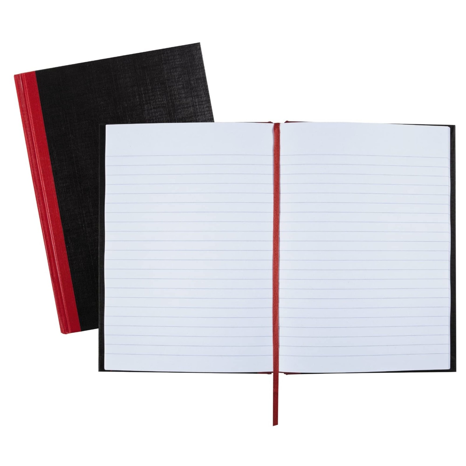 Black n Red – A5 Feint Lined Notebook Pad 1 Count,