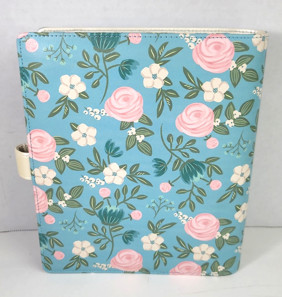 Recollection Floral A5 Planner 6 Gold Ring Binder Complete Inserts 35 Piece