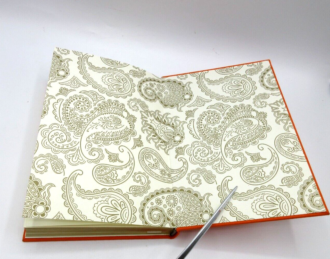 Rock of Ages Journal 8″ Hardcover 224 Lined Pages ORANGE