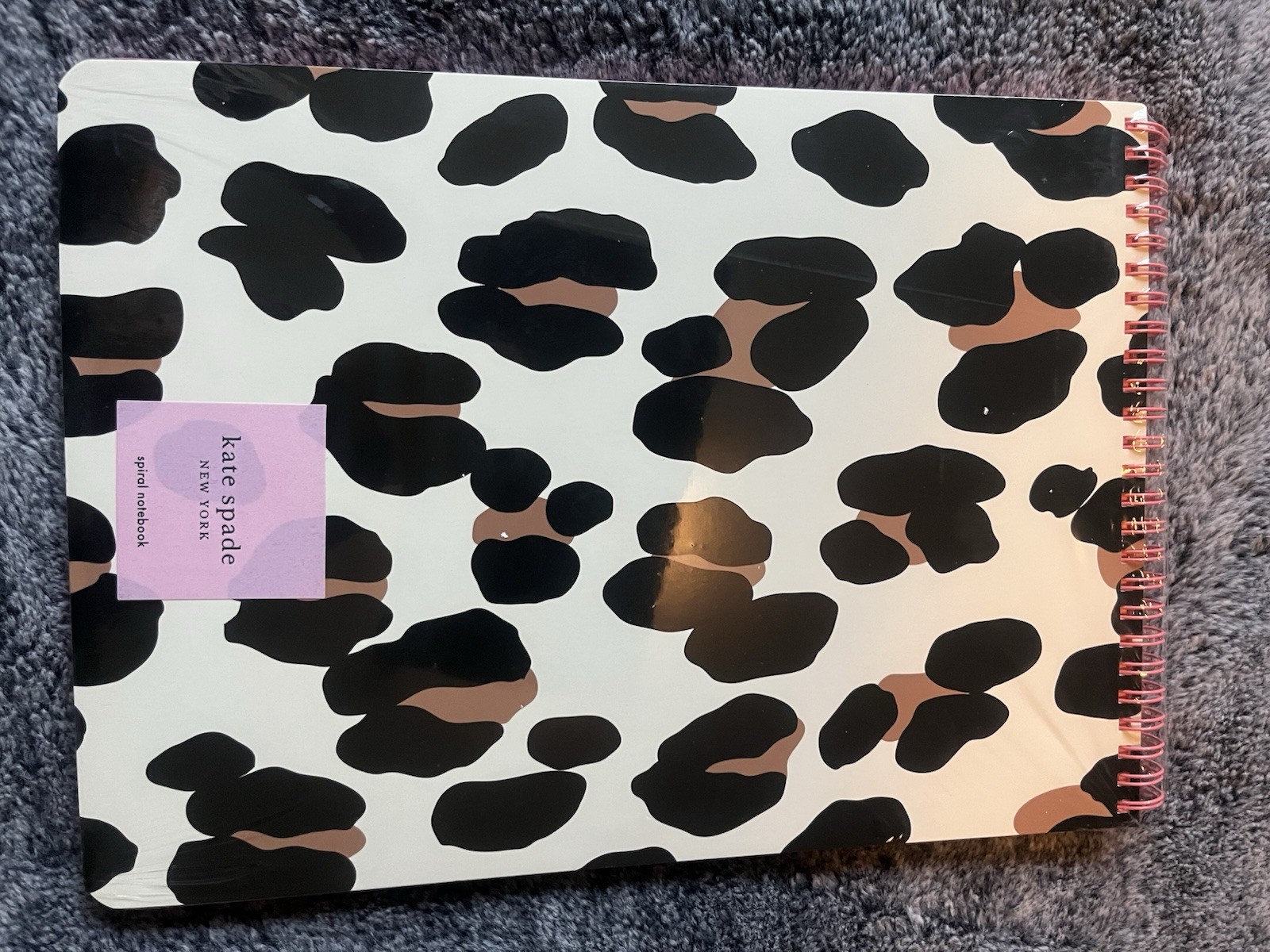 Kate Spade:Forest Feline Top Spiral Notebook.