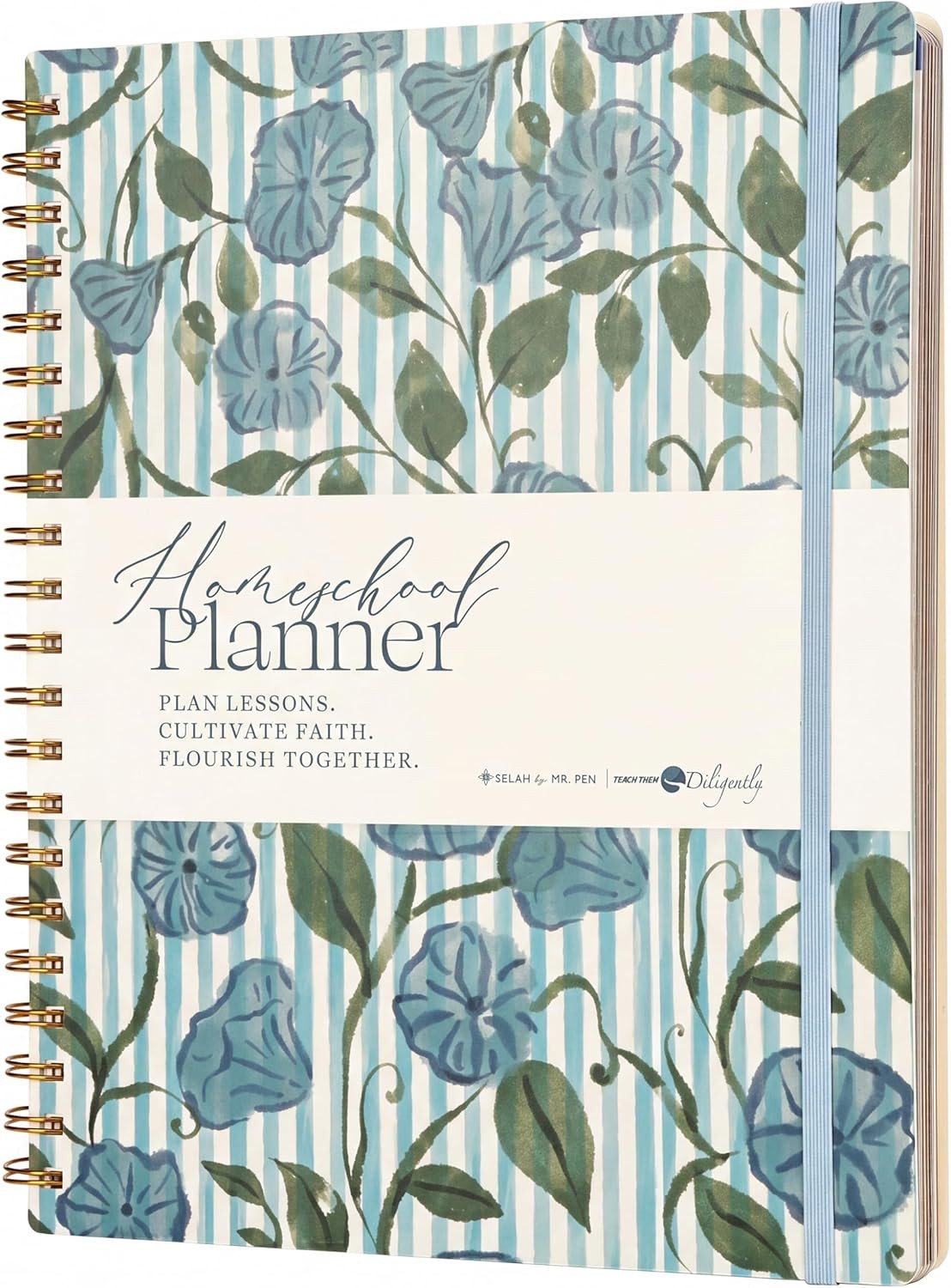 – Homeschool Planner 8.5″ X 11″, Designed in Partenership with Teach Them Dilige