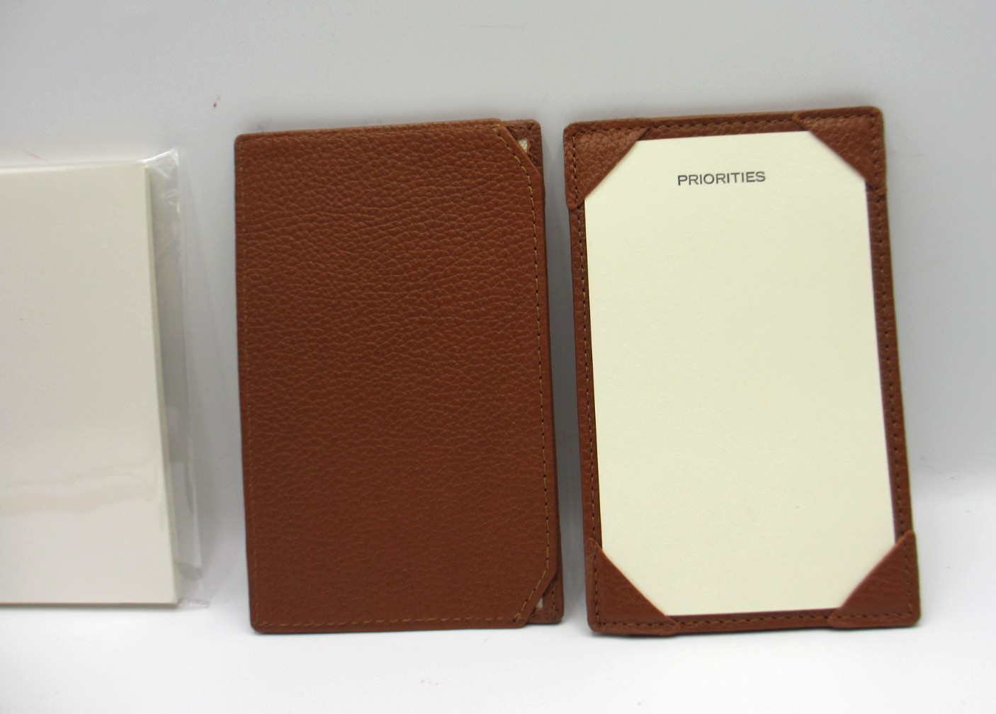 Jotter Personal Pocket Leather w 24 Cards Refillable Graphic Image ORANGE