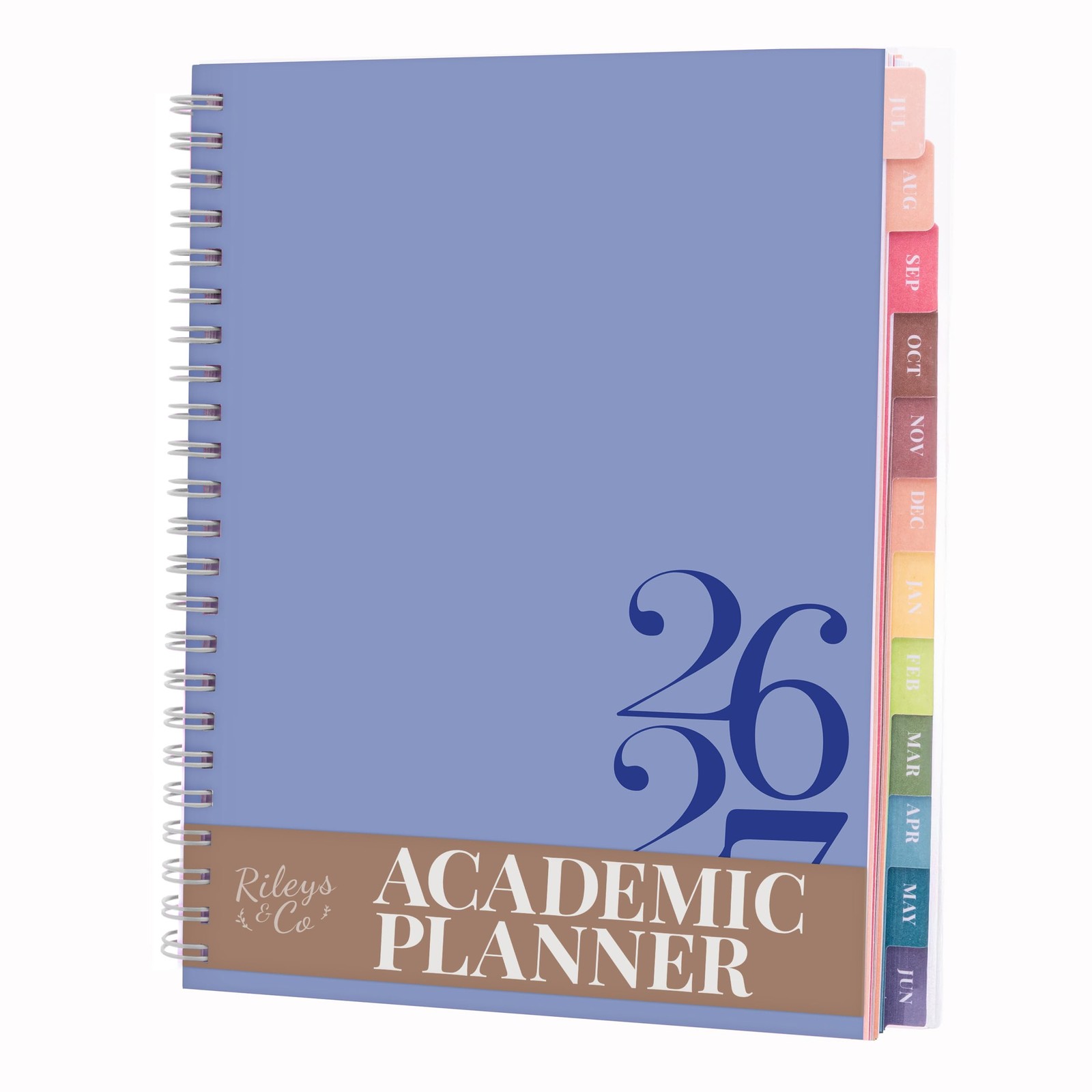 Rileys Academic Planner 2026-2027, (2026 – 2027) 8 x 6 Inch, Blue – Classic