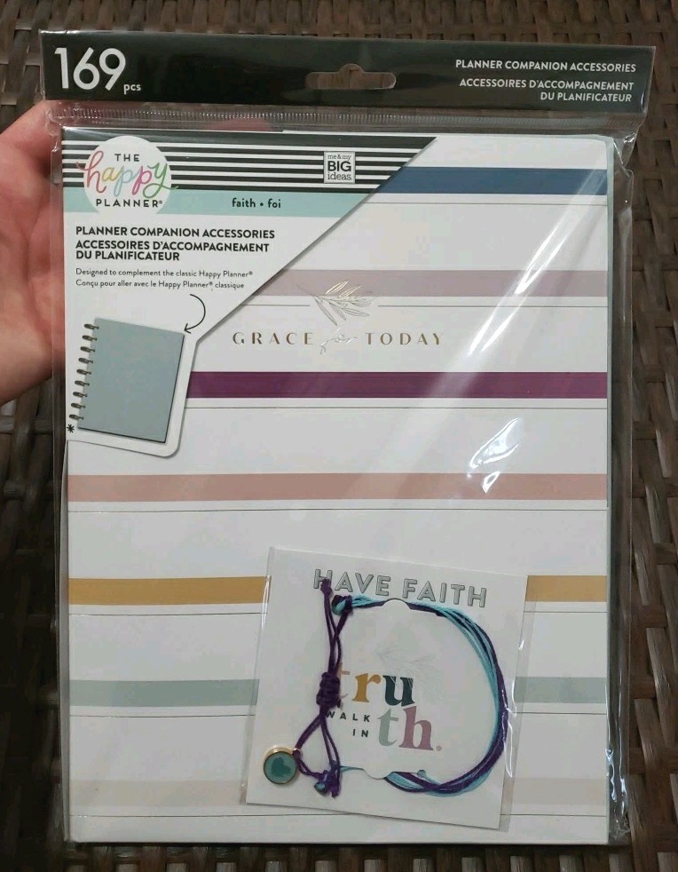 The Happy Planner Simple Faith CLASSIC PLANNER COMPANION ACCESSORIES 169 Pieces