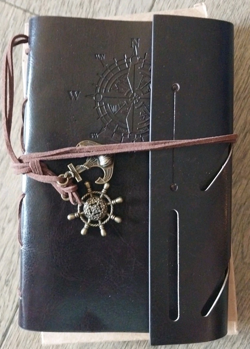 Classic Retro Leather Journal Travel Notepad Notebook Blank Diary Brown