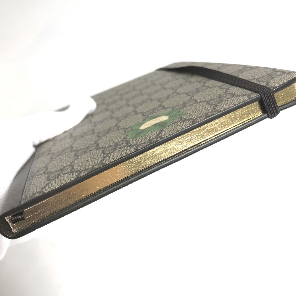 GUCCI GG notebook stationery notebook PVC Beige Unused