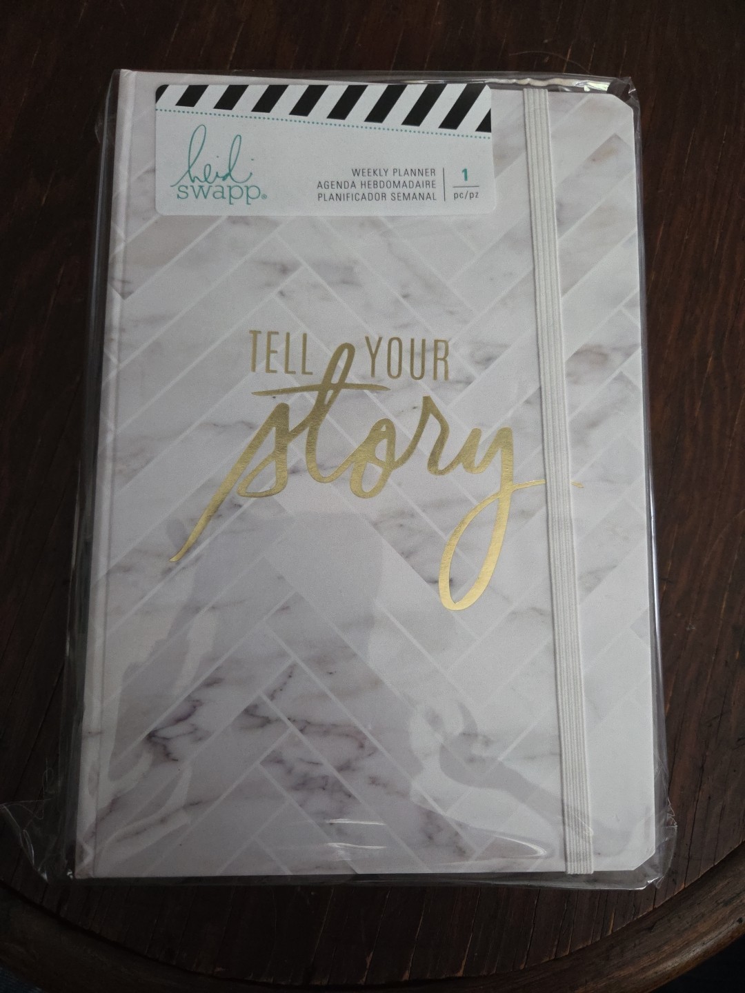 Monthly Planner Tell Your Story Heidi Swapp Undated Weekly Spiral 5.75X8