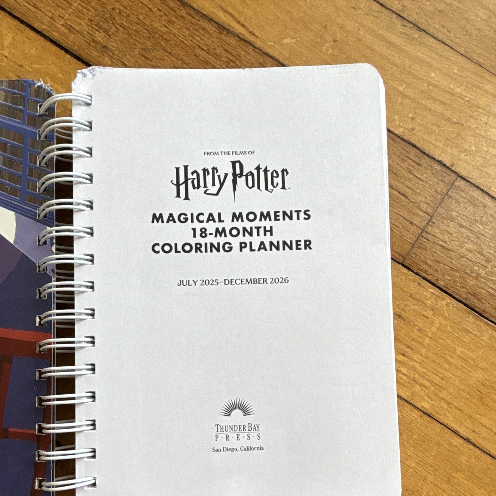 Thunder Bay Press Harry Potter Magical Moments Weekly/Monthly Planner 2025-2026