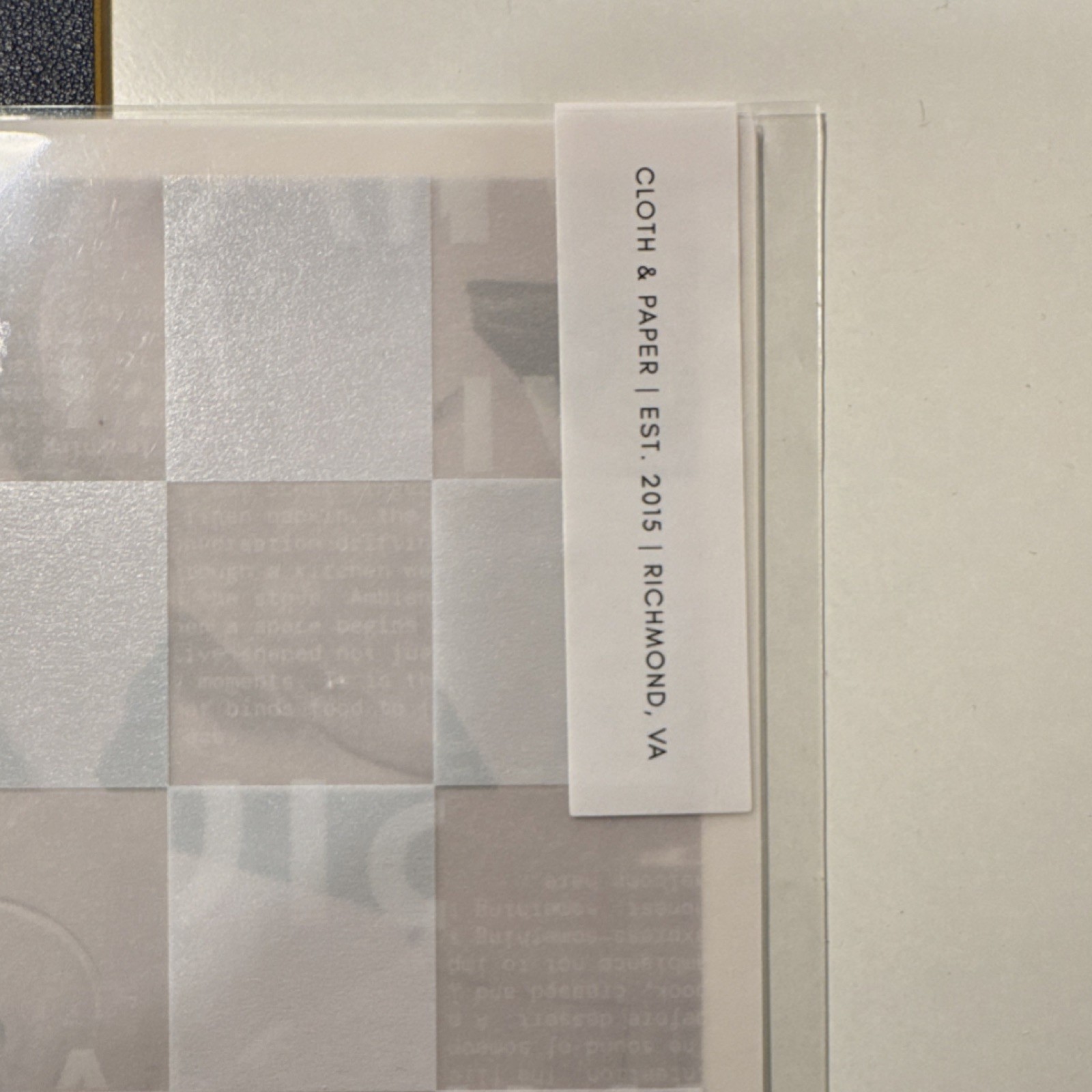 Cloth and Paper Ambiance Dashboard Half Letter