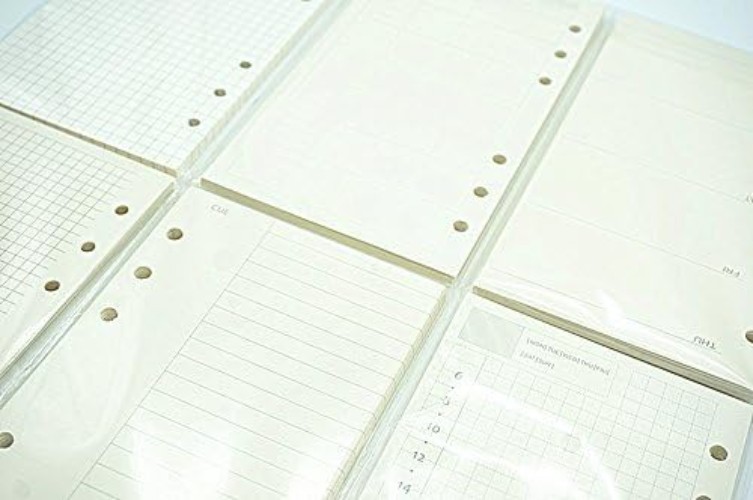 6 Ring Binder Refill, Undated A5 Planner Inserts, Monthly Planner Refill for …