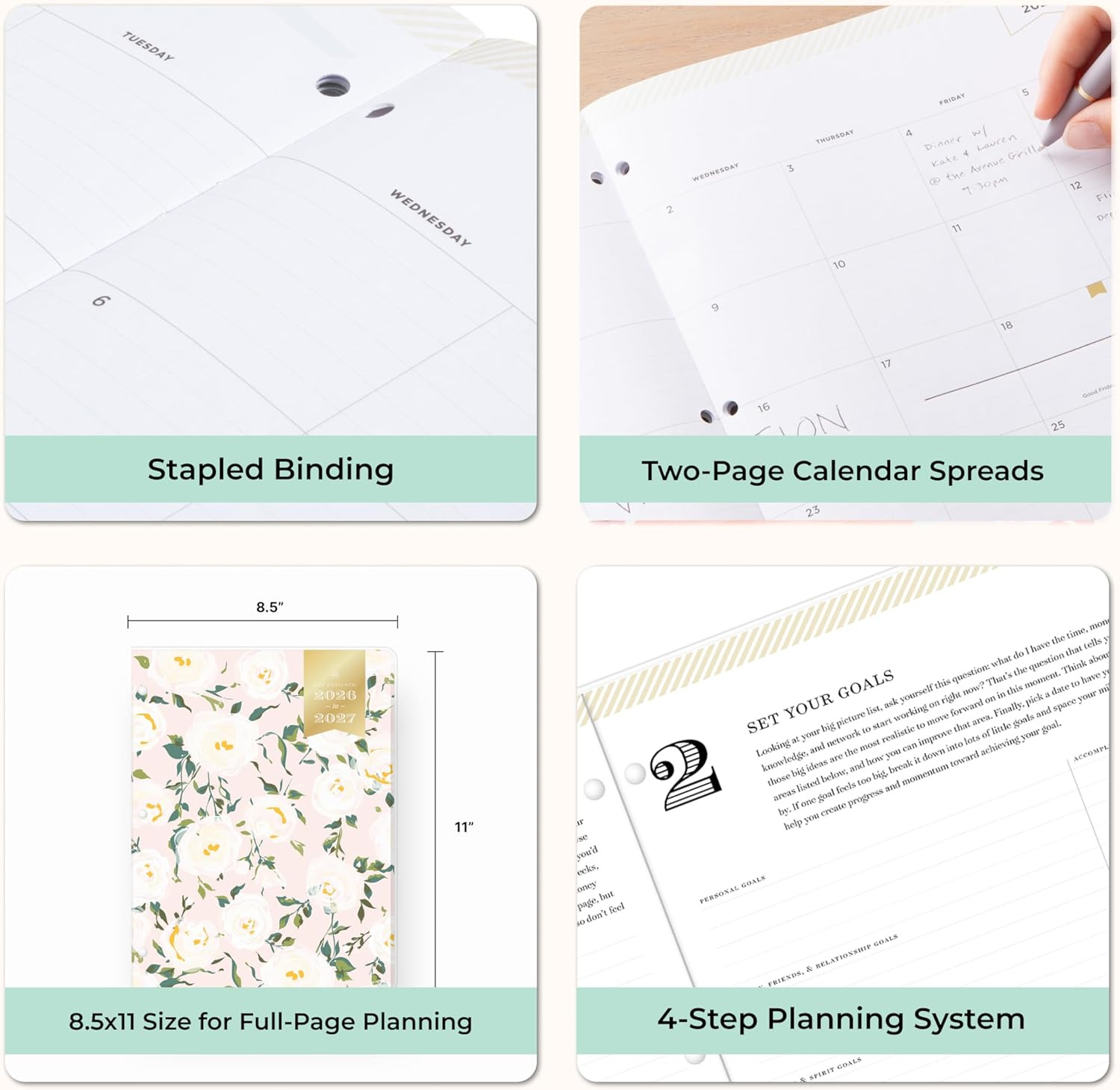 Day Designer 24 Month 2026 Monthly Planner Calendar, January 2026 – December 202