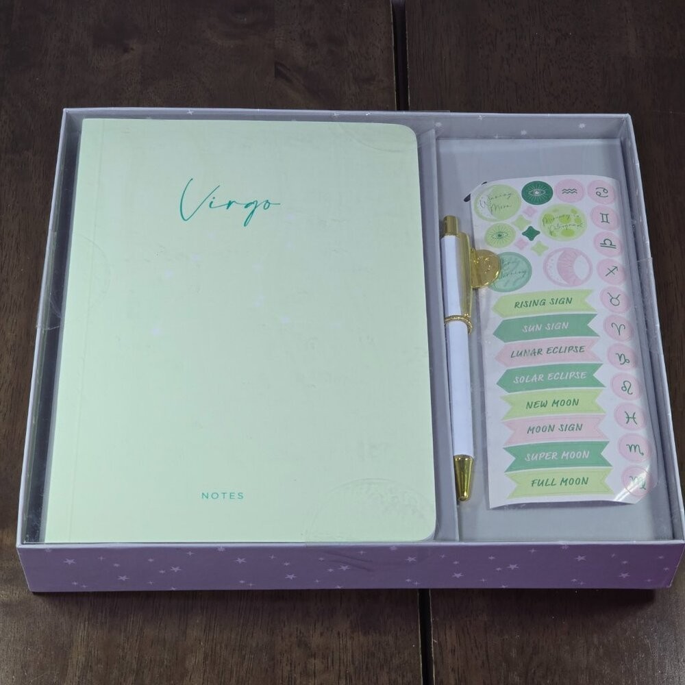 Gartner Studios Virgo Astrology Casebound Flex Journal Set, 5.75×8.125, 96 Sheet