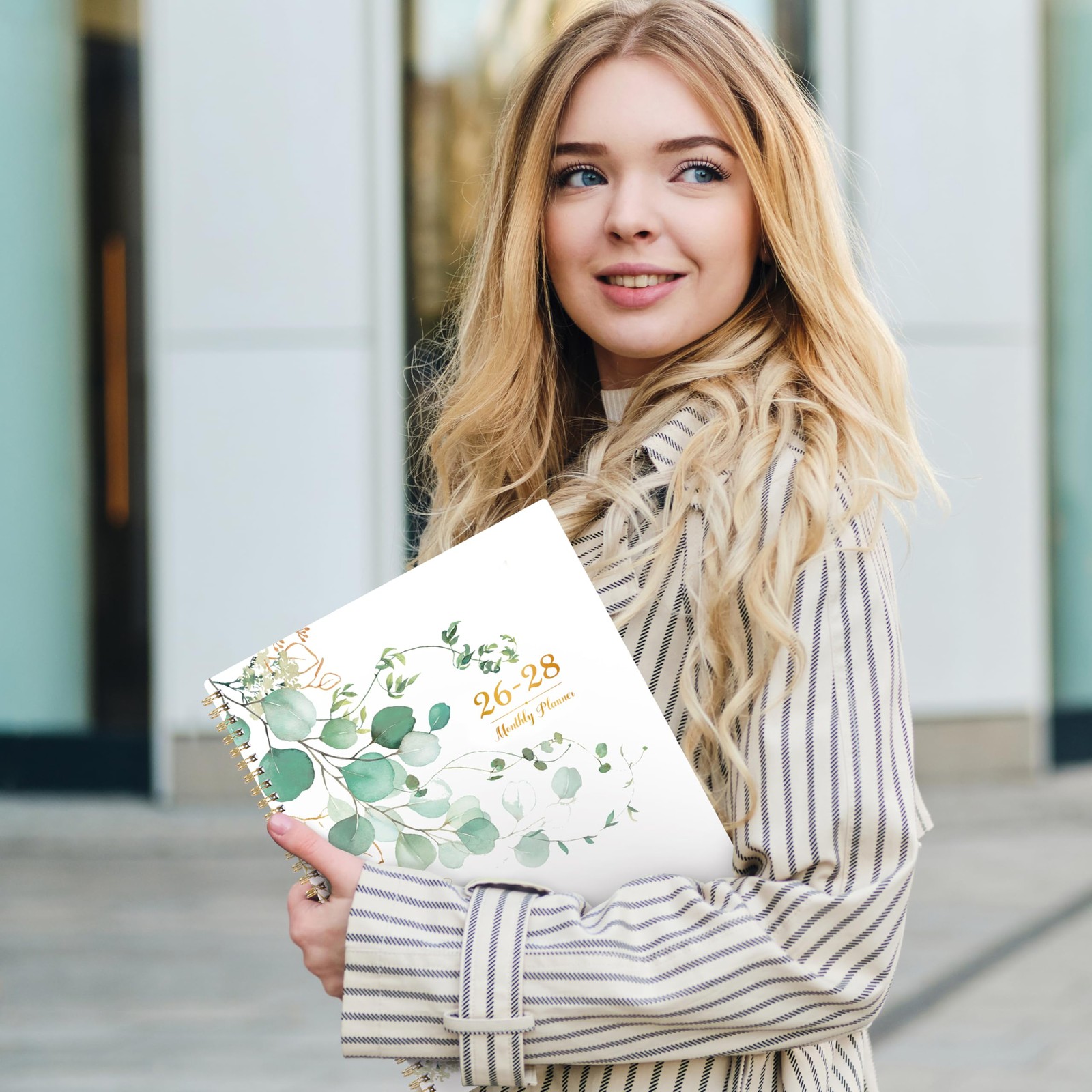 2026-2028 Monthly Planner – from Jul. Letter, Green