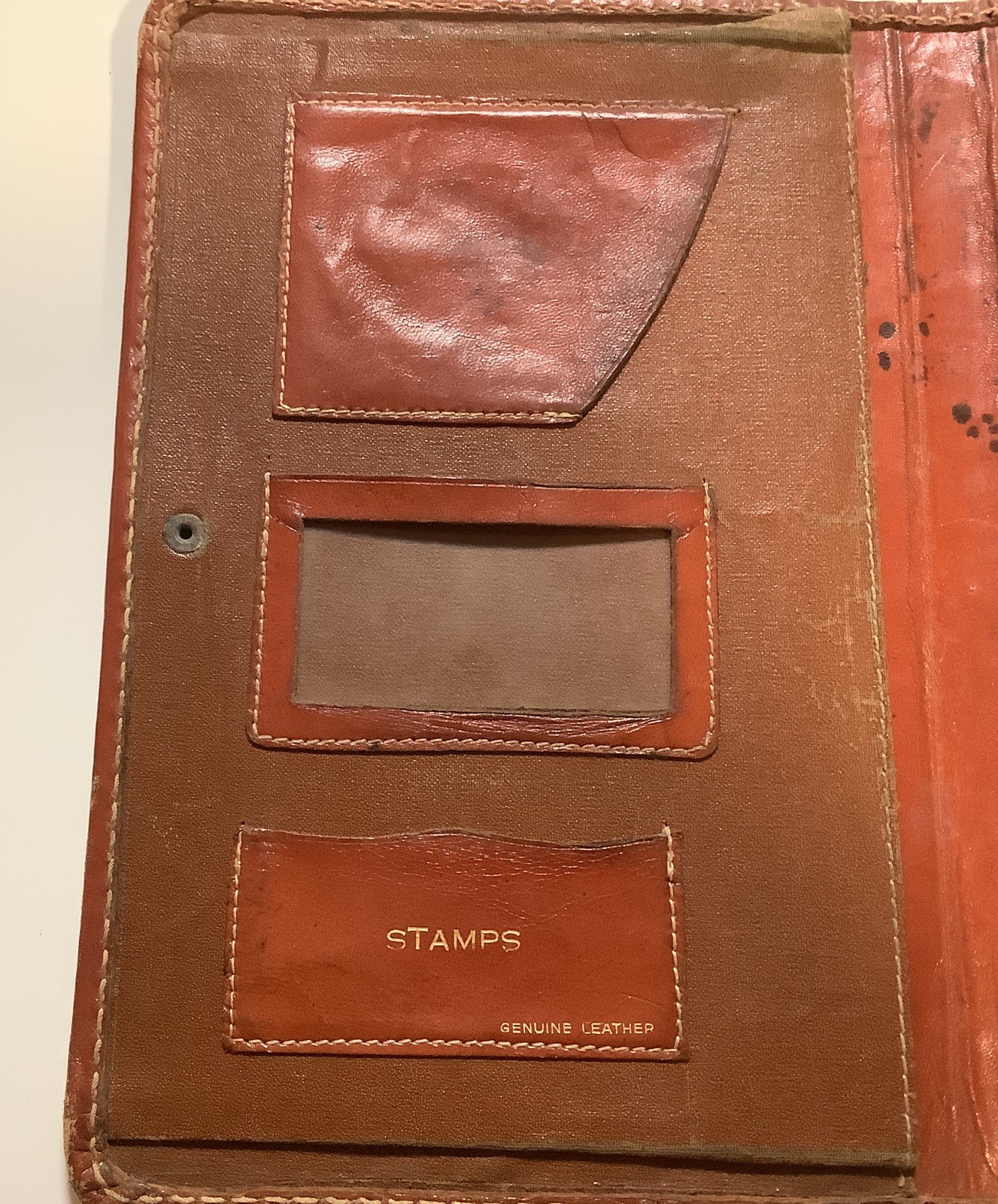 Vintage Antique Stitched Portfolio-FREE SHIPPING