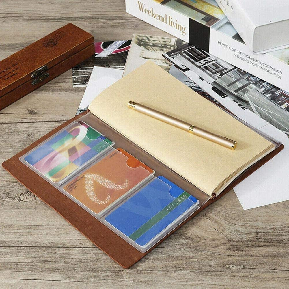 Leather Journal Refillable Travel Smooth Touch Soft Journal Diary Sketch Book