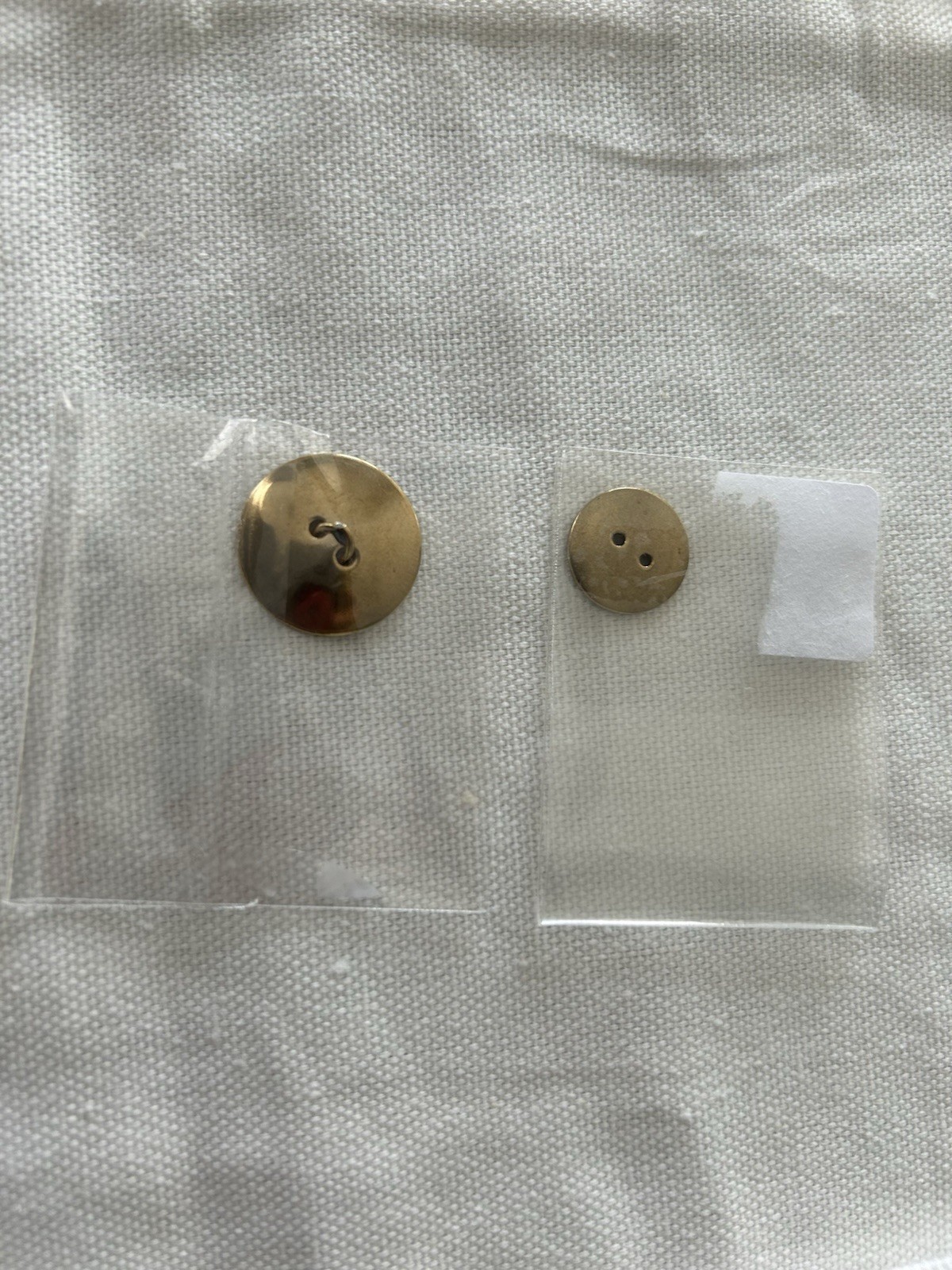 TRAVELER’S Factory Charms Gekkoso gold buttons (LARGE & SMALL)travelers notebook