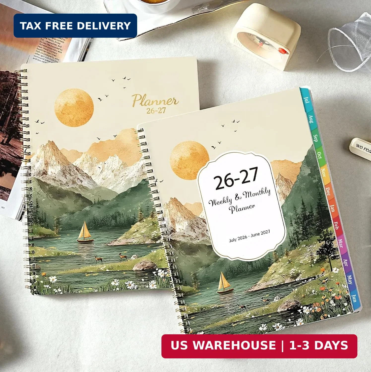 Planner 2026-2027 – Academic Planner 2026-2027 Weekly and Monthly, July 2026 – J