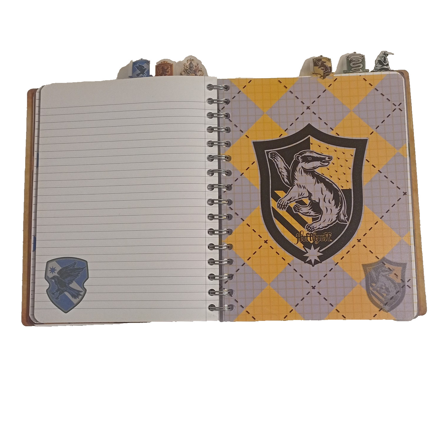 Harry Potter Hogwart Spiral Bound School Lined Graph Paper Tab Journal 6.5″x8.5″