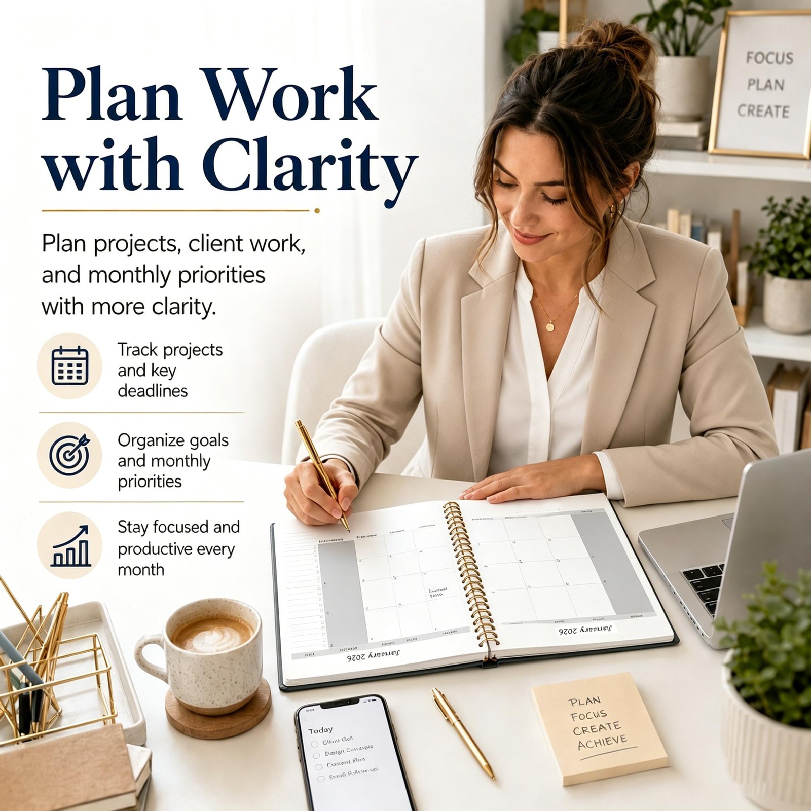 2026-2027 Monthly Planner – Jan.2026 – Dec. 2027, 2 Year Calendar 2026-2027 M…