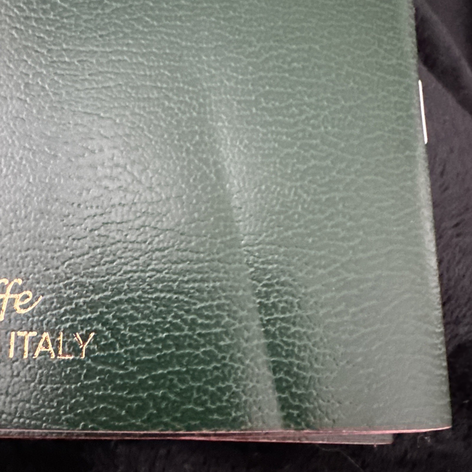 Bieffe Handmade Journal Notebook Made in ITALY 6 Pack Green Leather