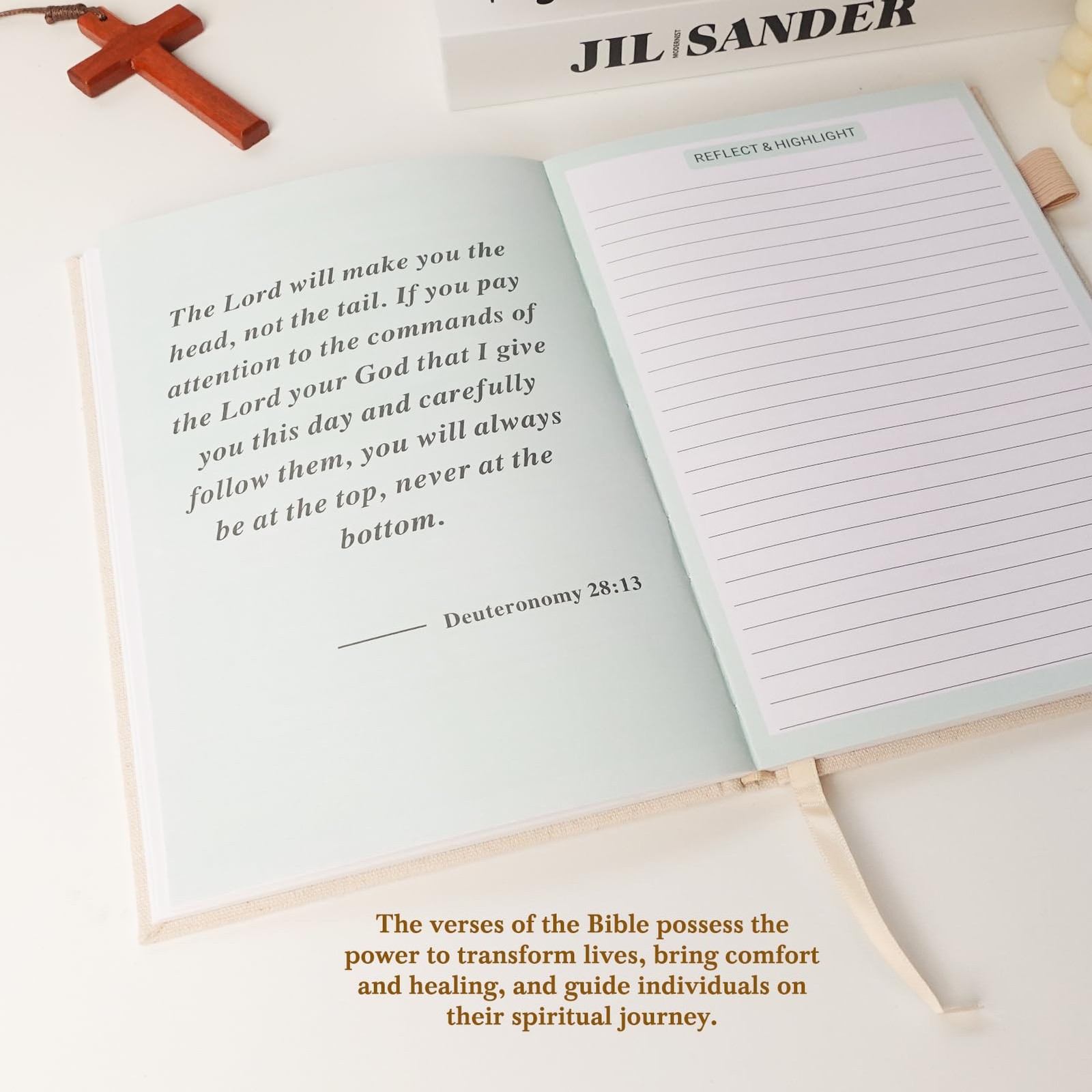 Zorblinx Prayer Journal for Woman – 60 Weeks Bible with Beige