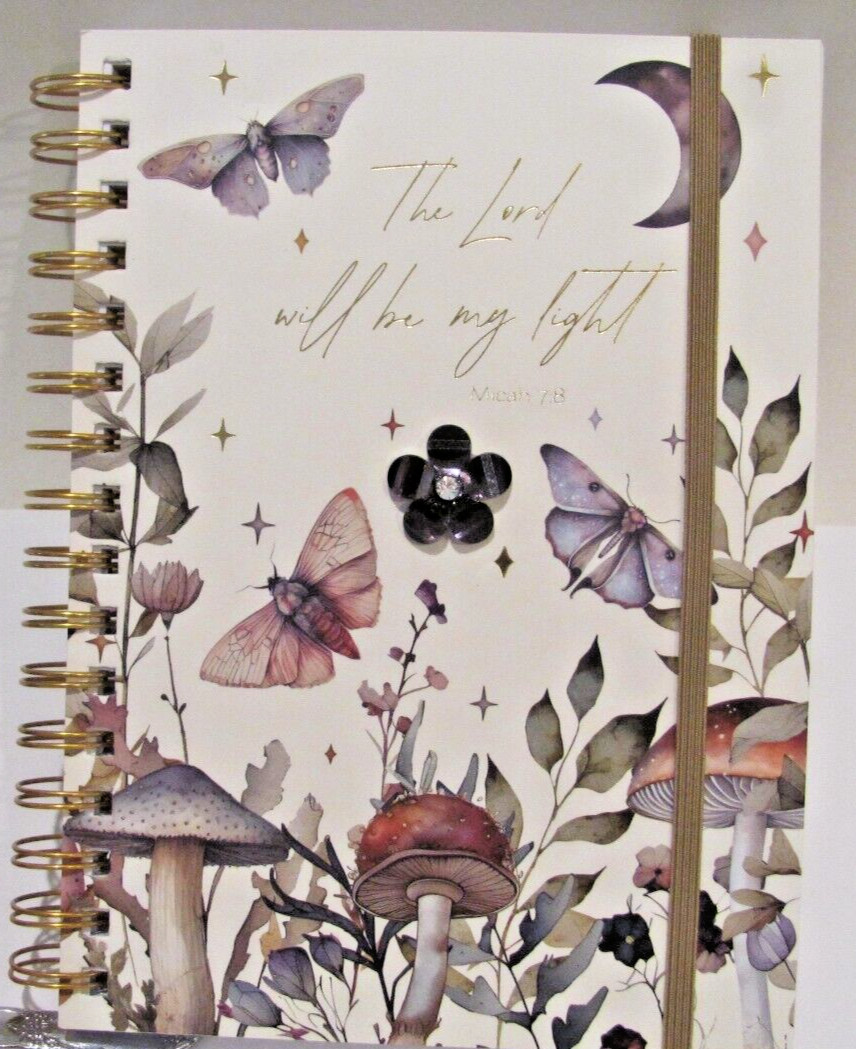 Jeweled Journal by Designer Papers~”Micah 7:8″ ~6 ” x 8 1/4″~Lined Pages~(New)