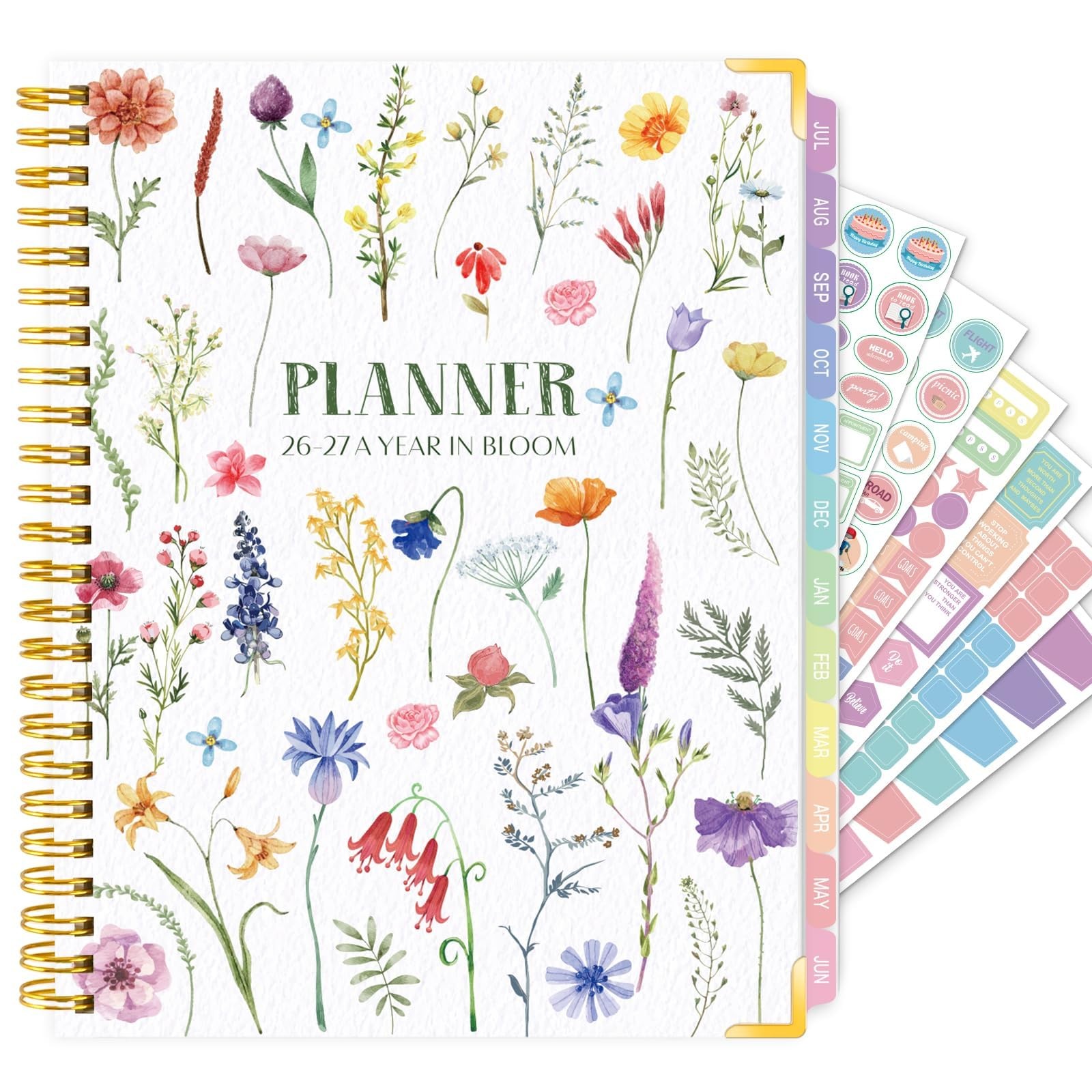 GuassLee Planner 2026-2027, Academic Year Weekly and 6.1″×8.4″, Purple