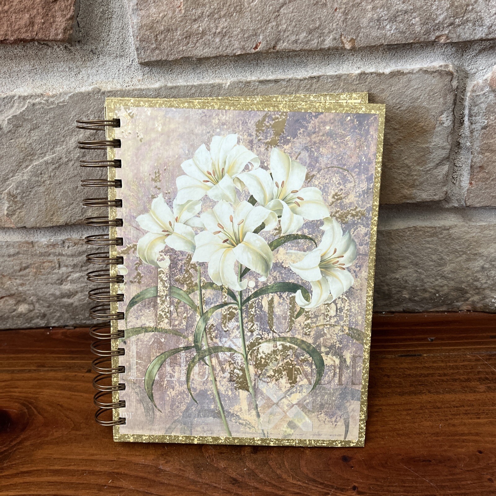 Spiral Journal/Notebook Lined Journal with Back Pocket and Hardcover 8.5″ X 6.4