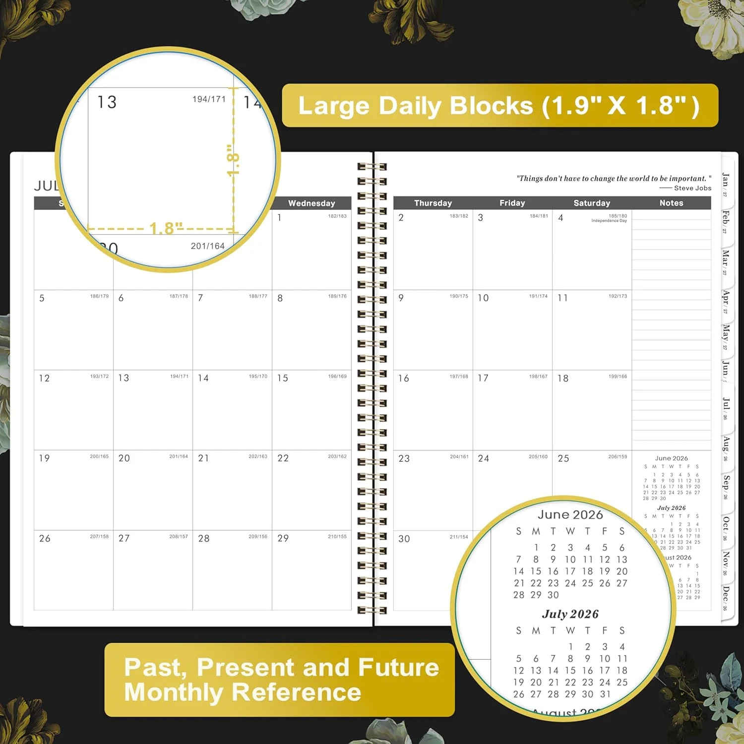 Monthly Planner 2026-2028 – 2 Year Planner 2026-2028, JUL. 2026 – JUN. 2028, 9”