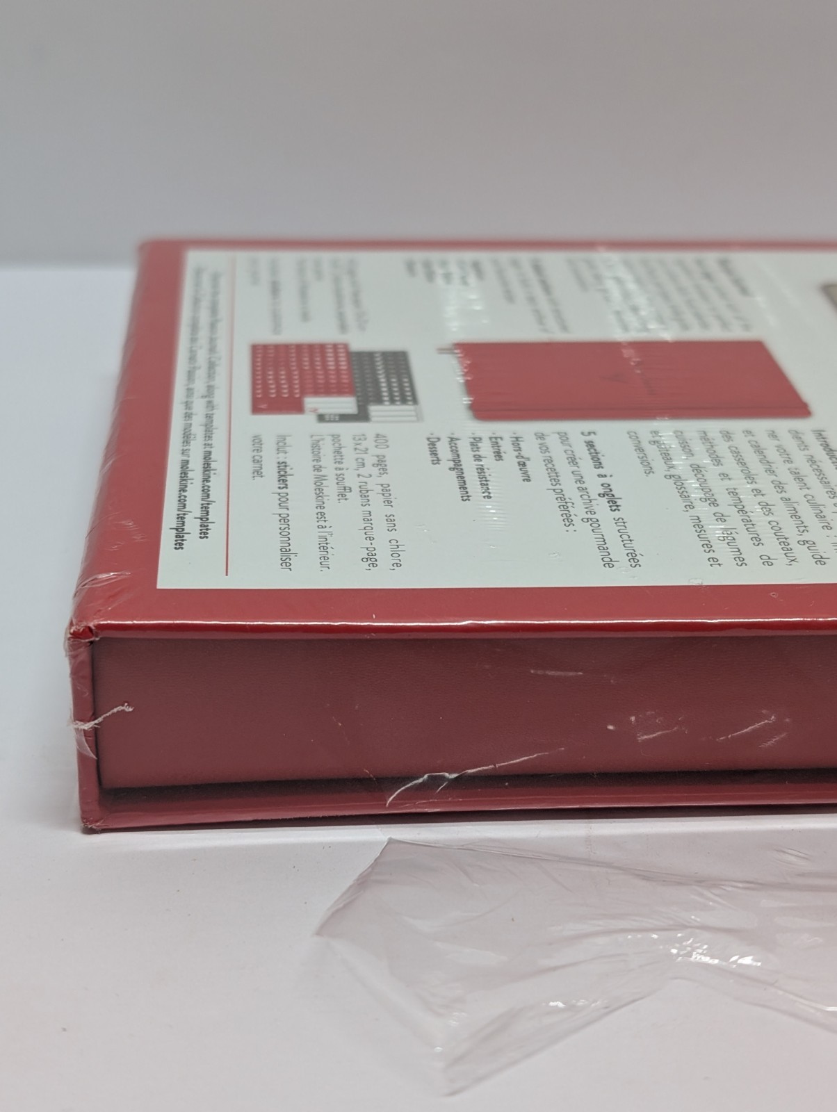 Moleskine Recipe Journal Notebook Scarlet Red Sealed New – Read Desc