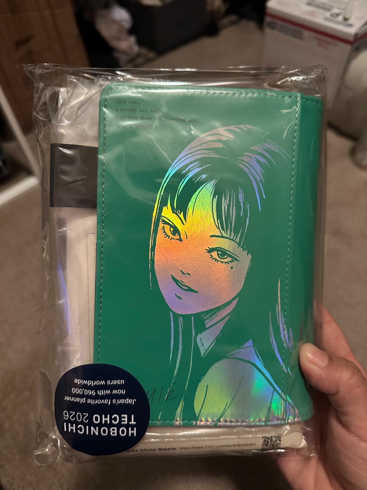 hobonichi x junji ito tomie A6 cover + planner (english version)