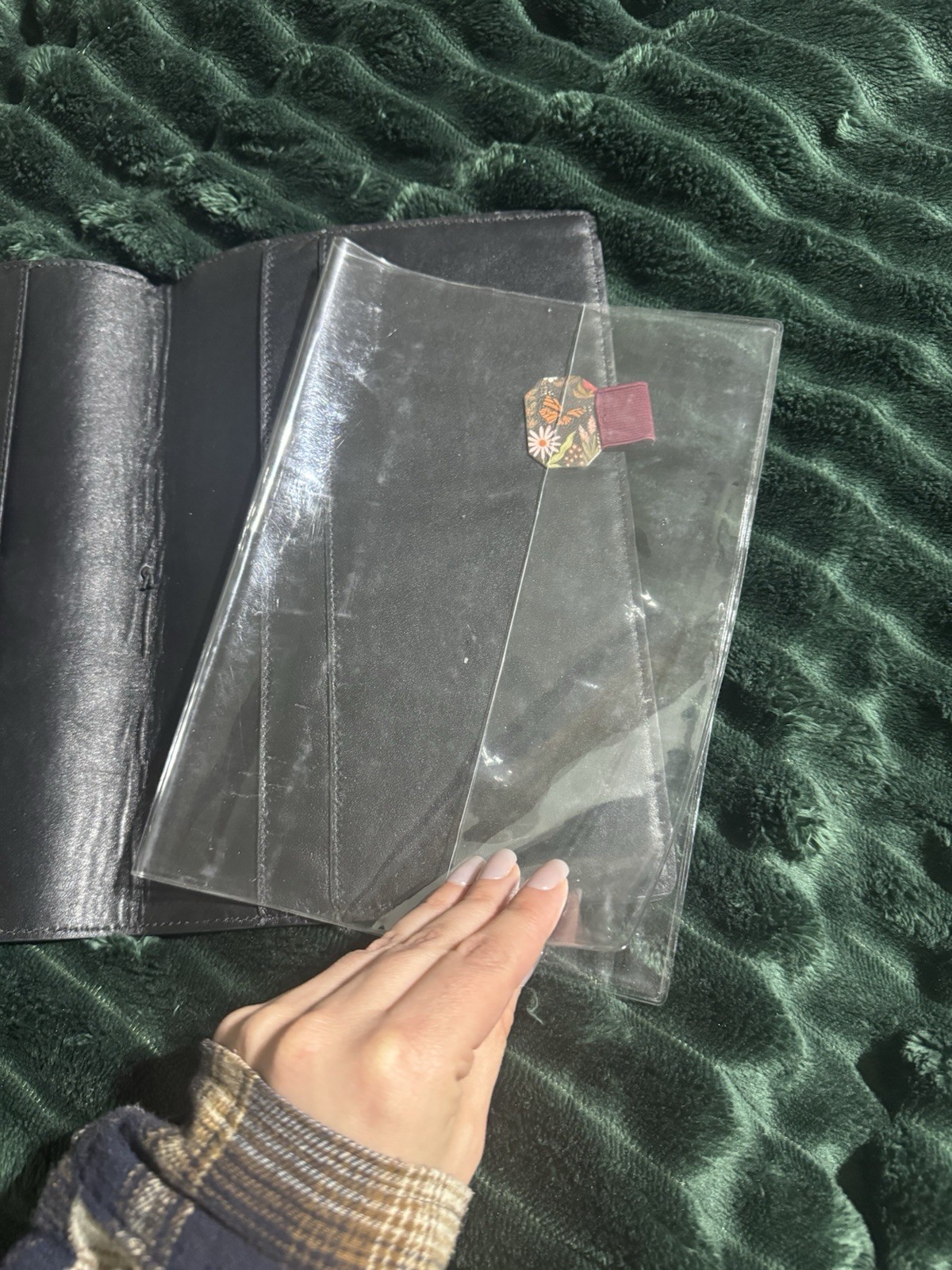 B5 Naya Paperie cover smooth black custom layout-planner/journal cover accessory