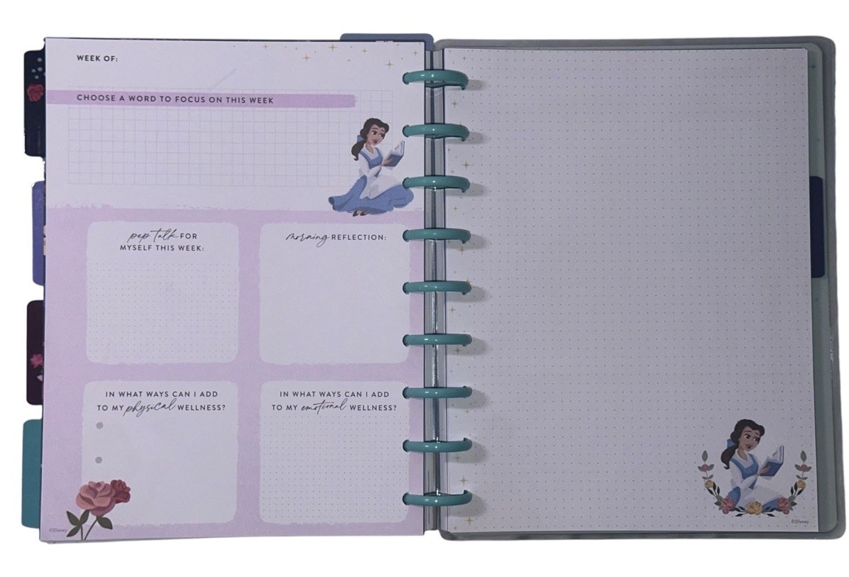 The Happy Planner Disney Princess Guided Journal So Many Adventures Waiting