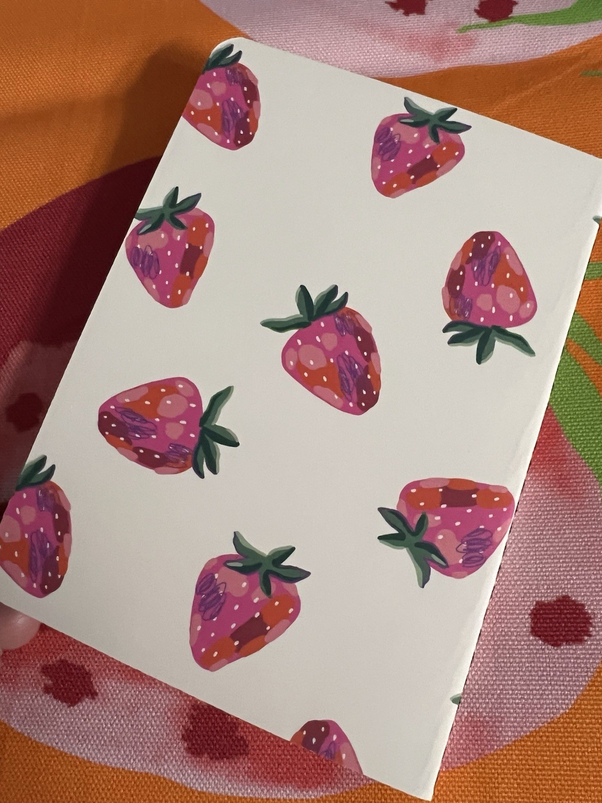 Made in the United Kingdom Acid Free Journal Strawberry 🍓 Themed Notebook Lined