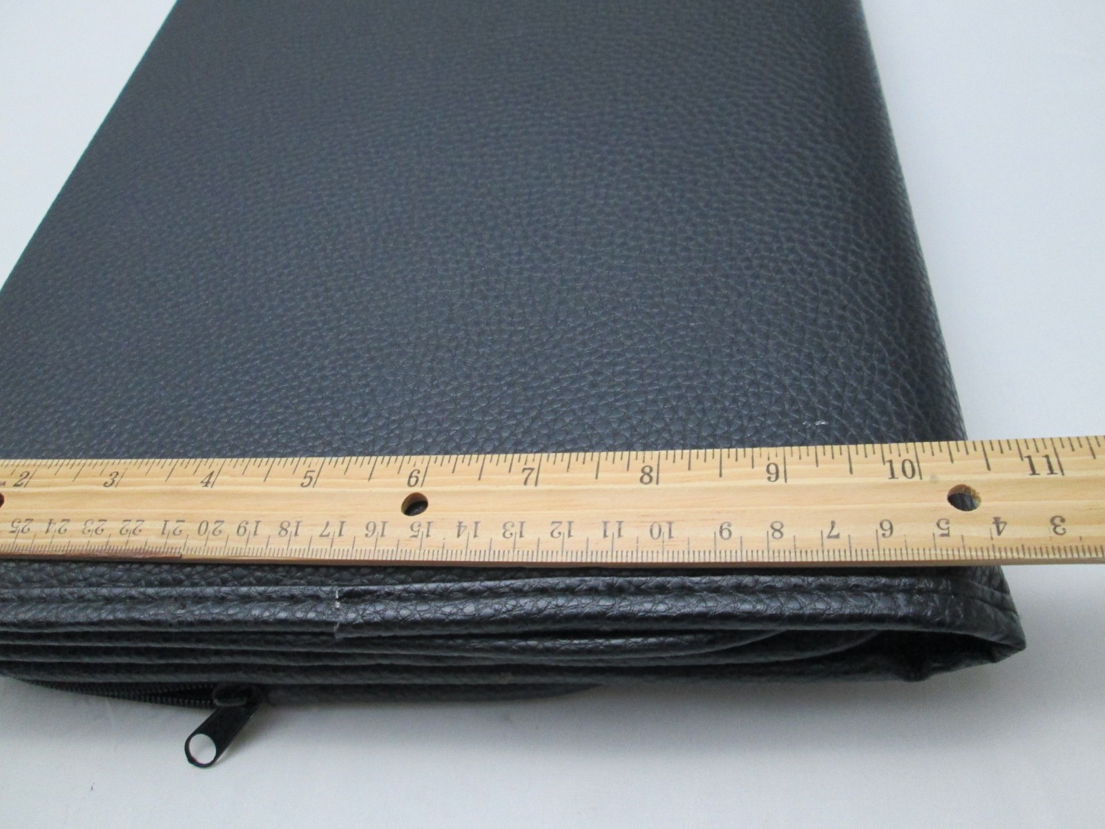 Black Tri-Fold Portfolio Organizer Planner Notepad 8.5″x11″ Legal Pad Folio