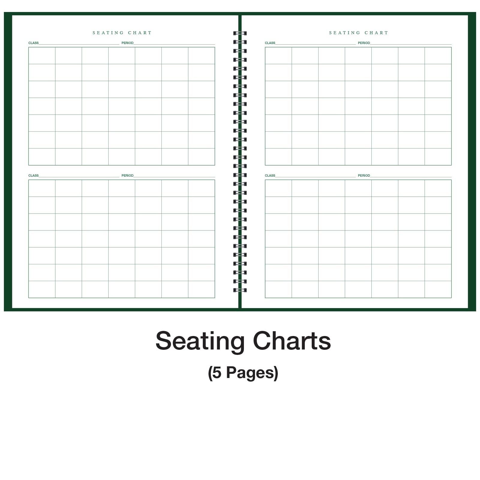 Ward 6 Period Teacher Lesson Plan/Assignment 8.5 inches X 11 inches, Green