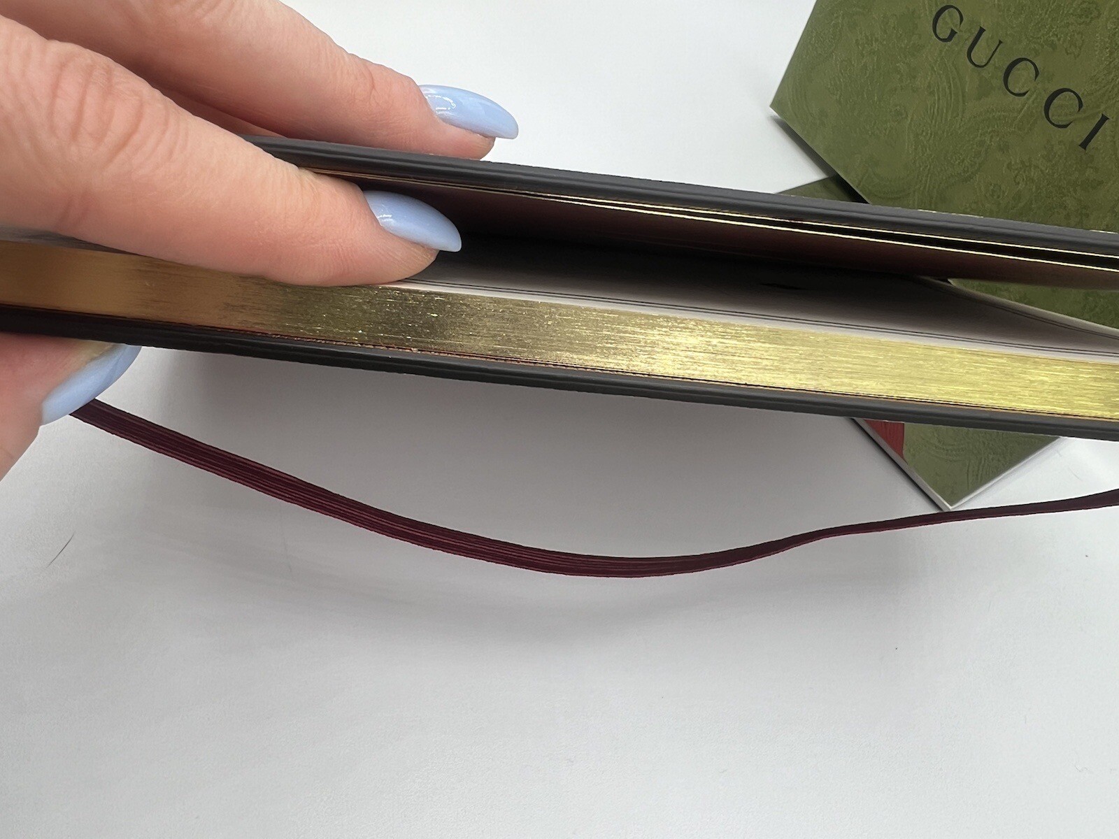 New Large Gucci Paper Notebook Journal w/Dust bag & Gift Box Limited Edition
