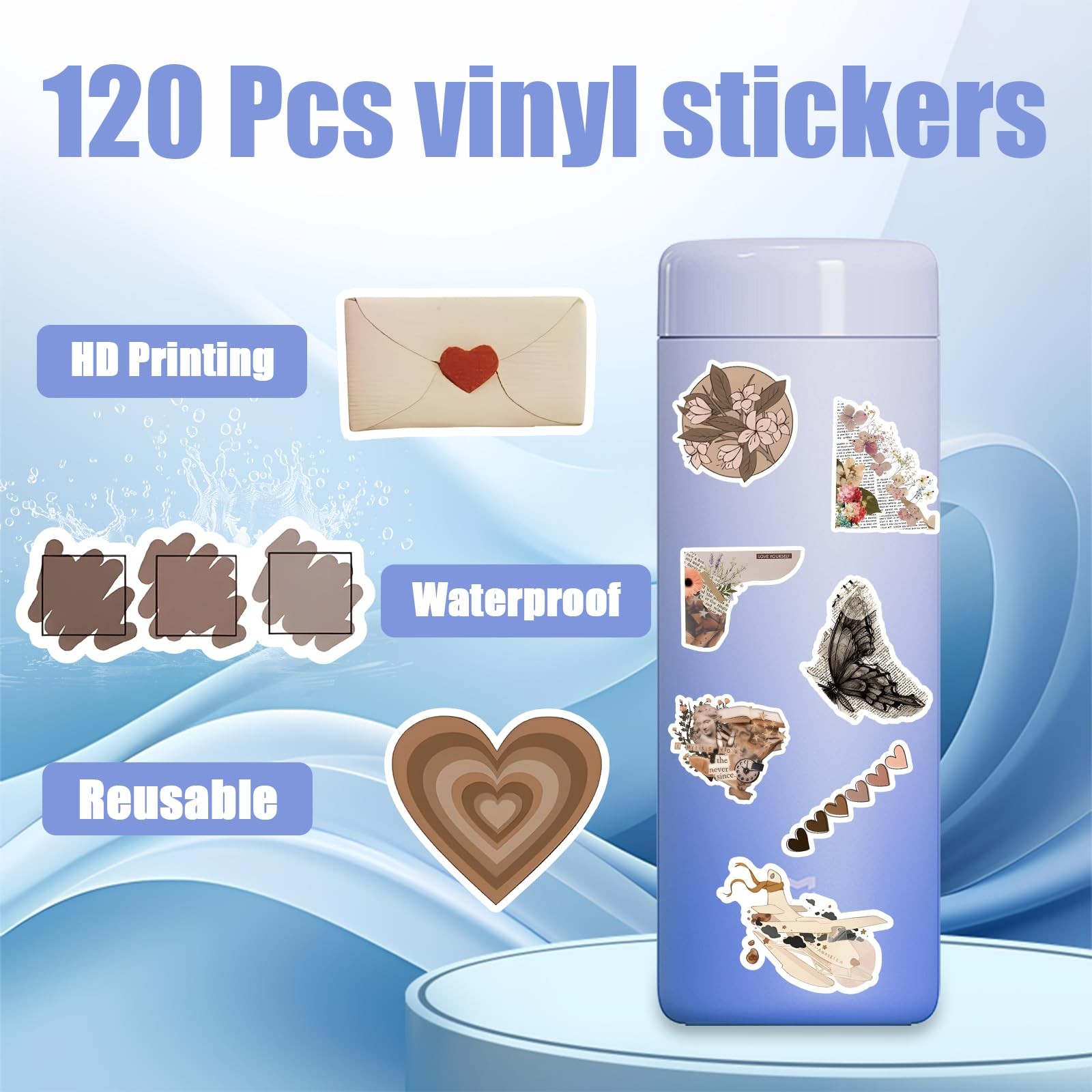 Suministros para álbumes de recortes Planificadores Pegatinas vintage DIY