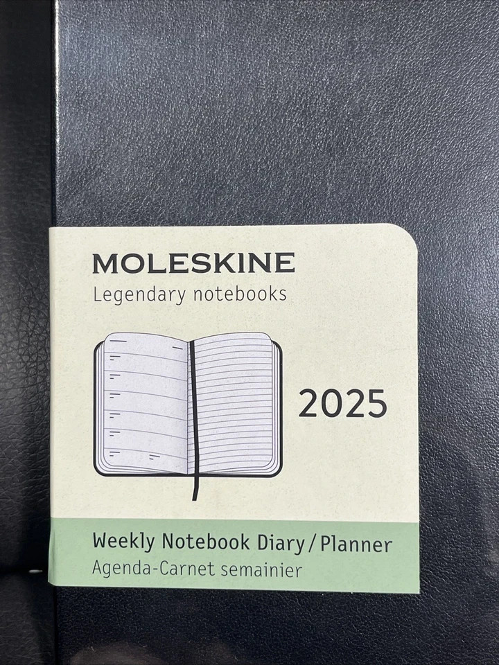 Moleskine Classic 2025 Weekly Planner – 12-Month, Soft Cover, 3.5″ x 5.5