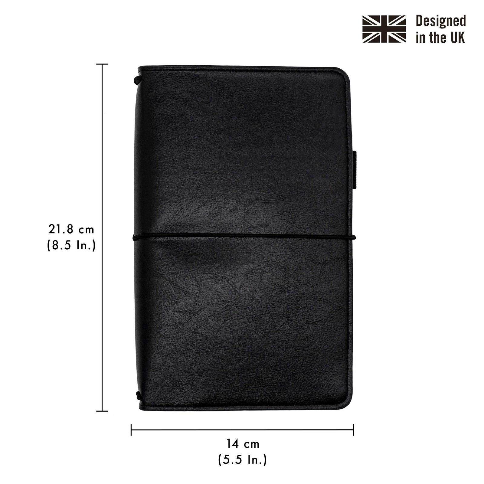 Pukka Pad, Carpe Diem Traveler’s Notebook – Features 5.5 x 8.5 inches, black