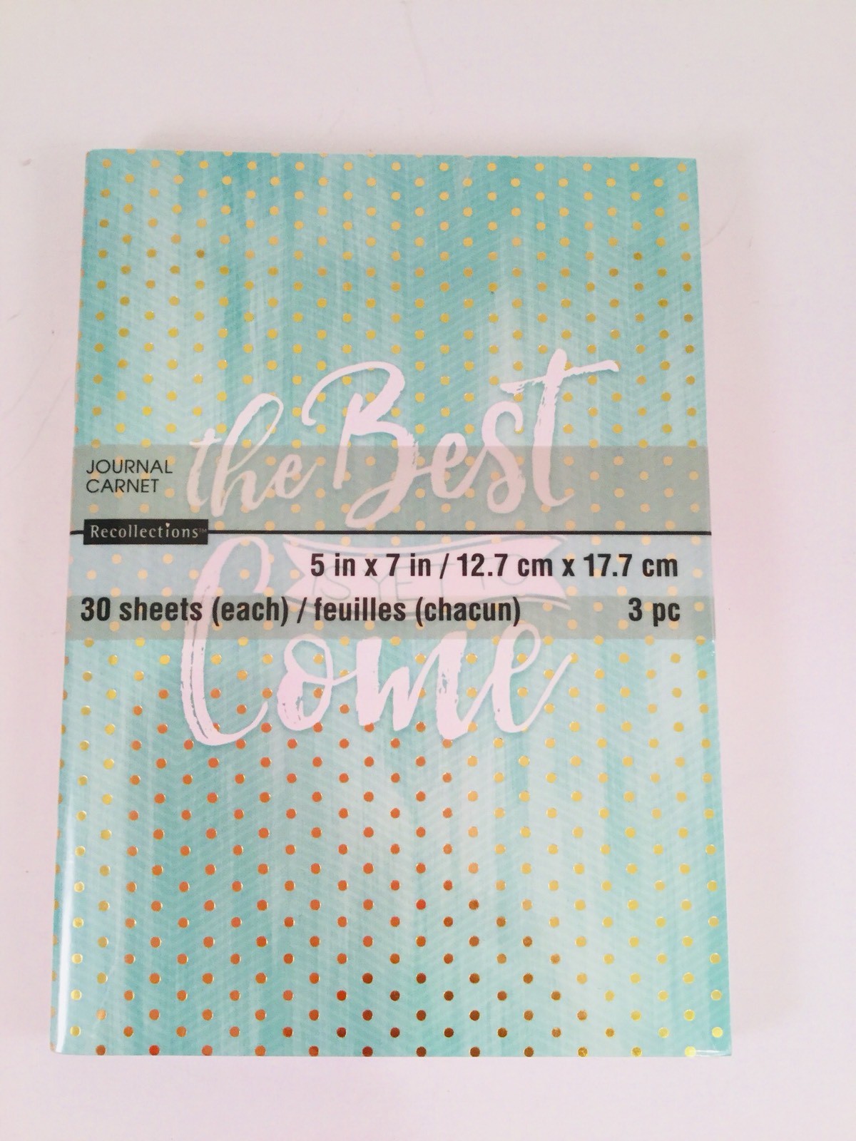 Recollections Journals Set Of 3 Fun Notebooks With “Sayings” Pastels Notes 5 x 7
