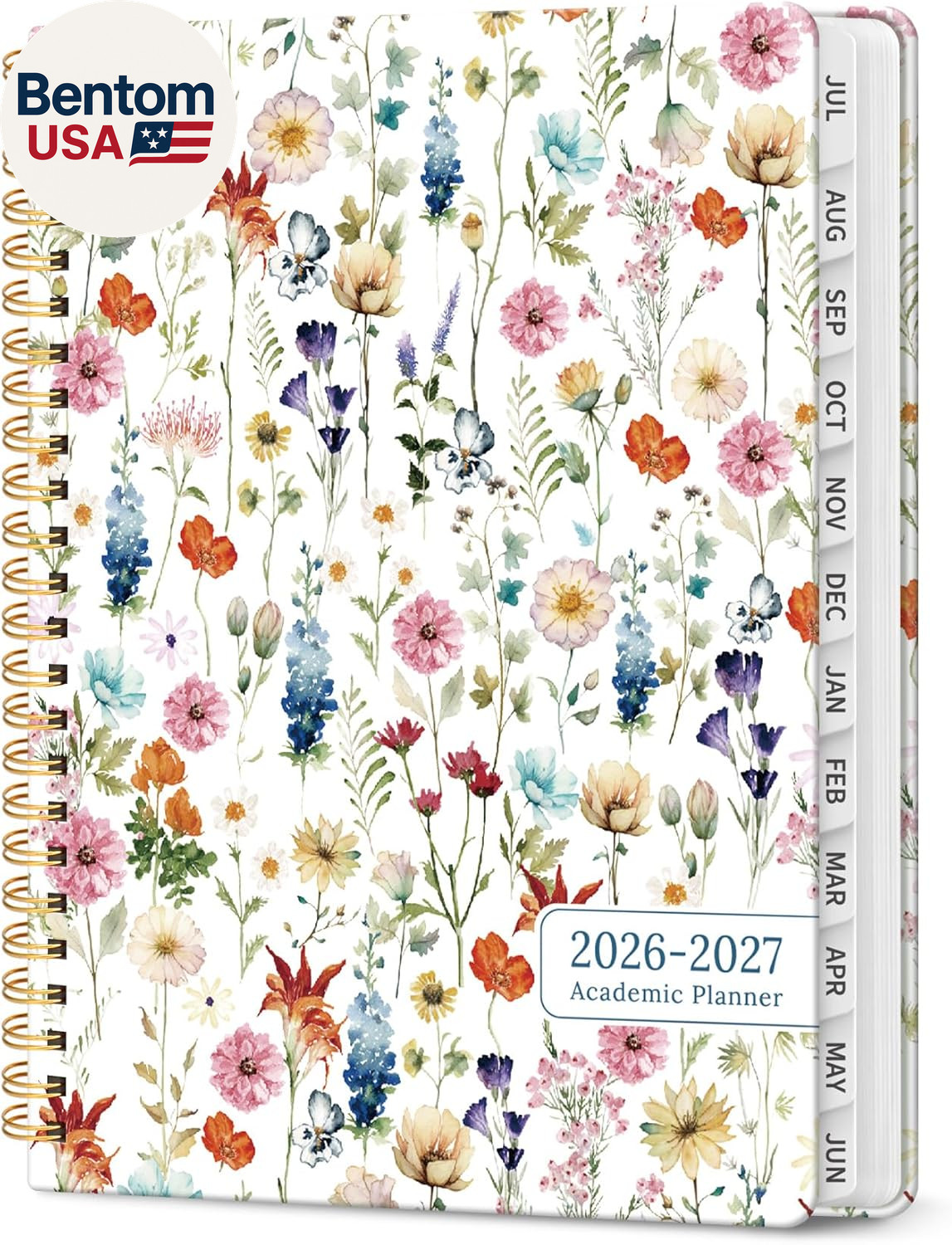 Planner 2026-2027, Academic Year Monthly and Weekly Calendar Planner, Jul 2026 –