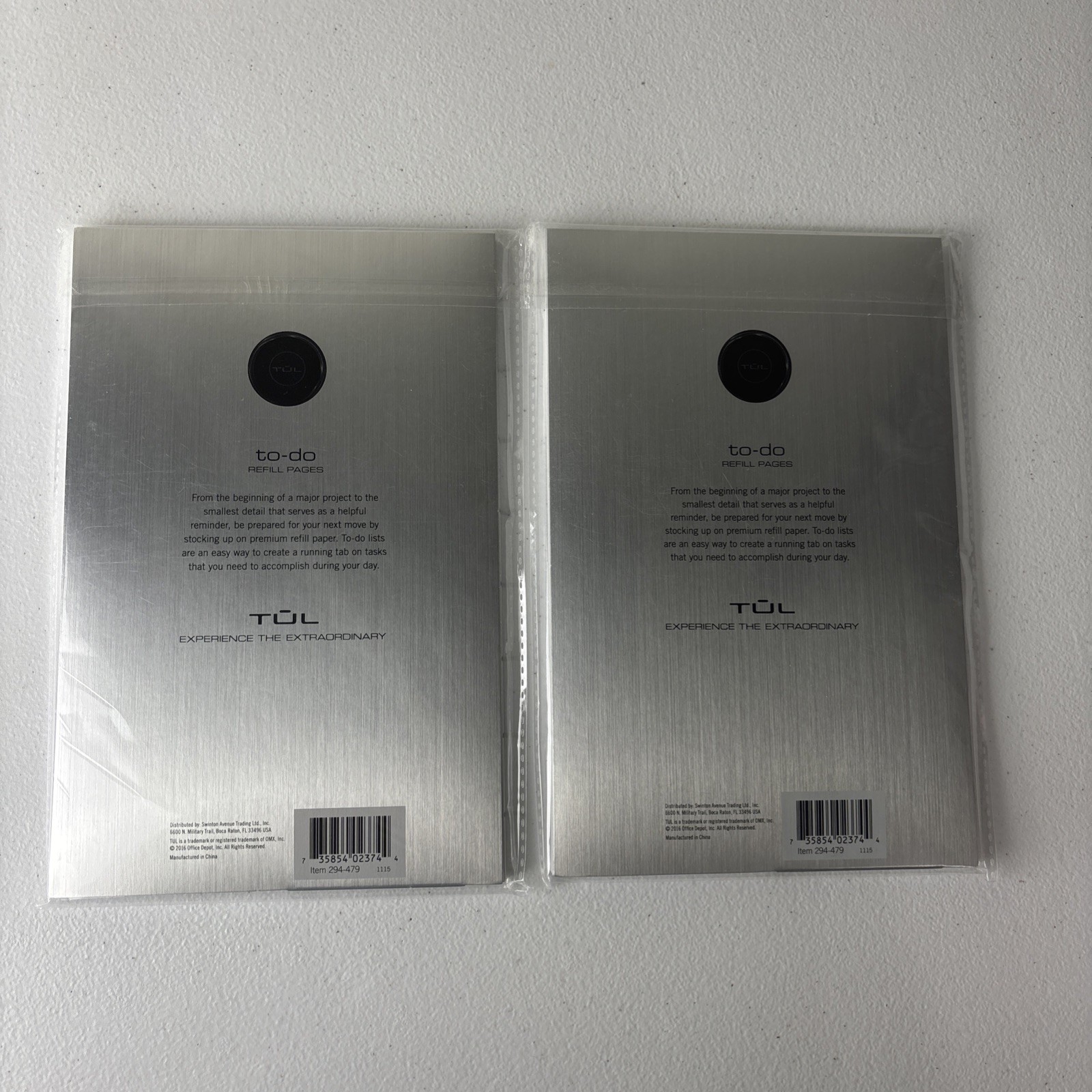 TUL Custom Note Taking System to-do Refill Pages Packs of 50 Sheets 2 Packs NEW
