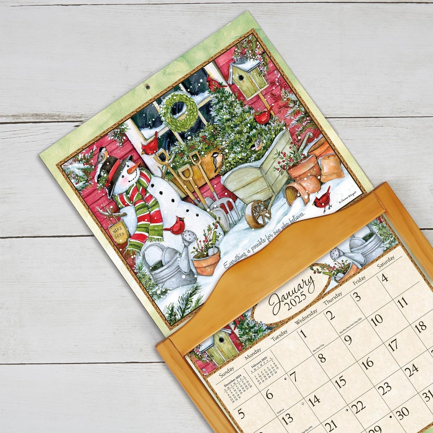 Lang, Bountiful Blessings by Susan Winget 2025 Wall 13.4″W x 13.4″H, Multi