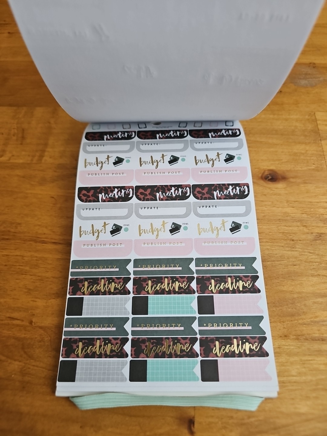 Agenda 52- Side Hustle Sticker Book 30 Sheets, 1018 Pcs Sticker