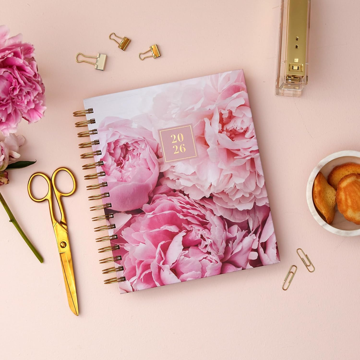 2026 Daily and Monthly Planner Calendar, January – December, 7″ X 9″, Hard Cover