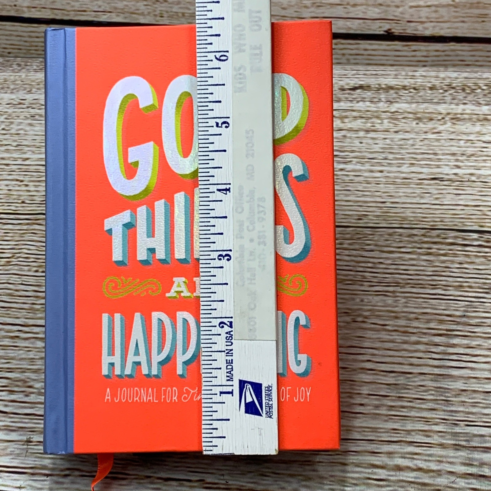 Good Things Are Happening Journal A Journal for Tiny Moments of Joy Orange Blue