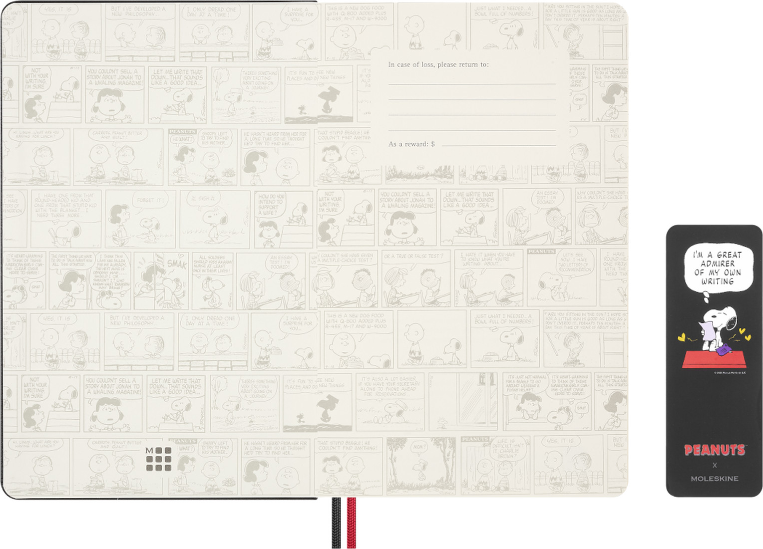 Peanuts-Snoopy Limited Edition Notebook | Moleskine Journal New Ruled 176 Pages