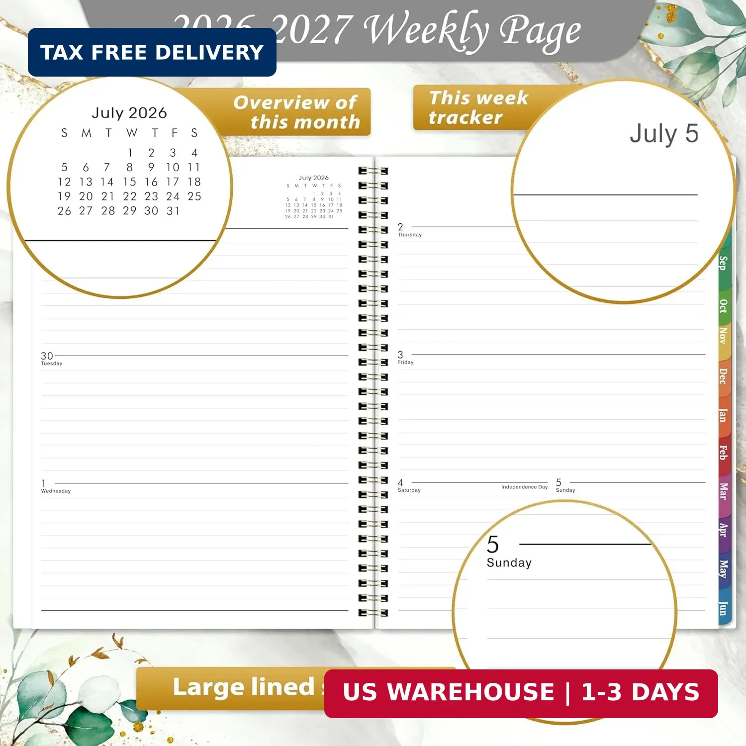 2026-2027 Planner – Academic 2026-2027 Planner, July 2026-June 2027, Weekly and